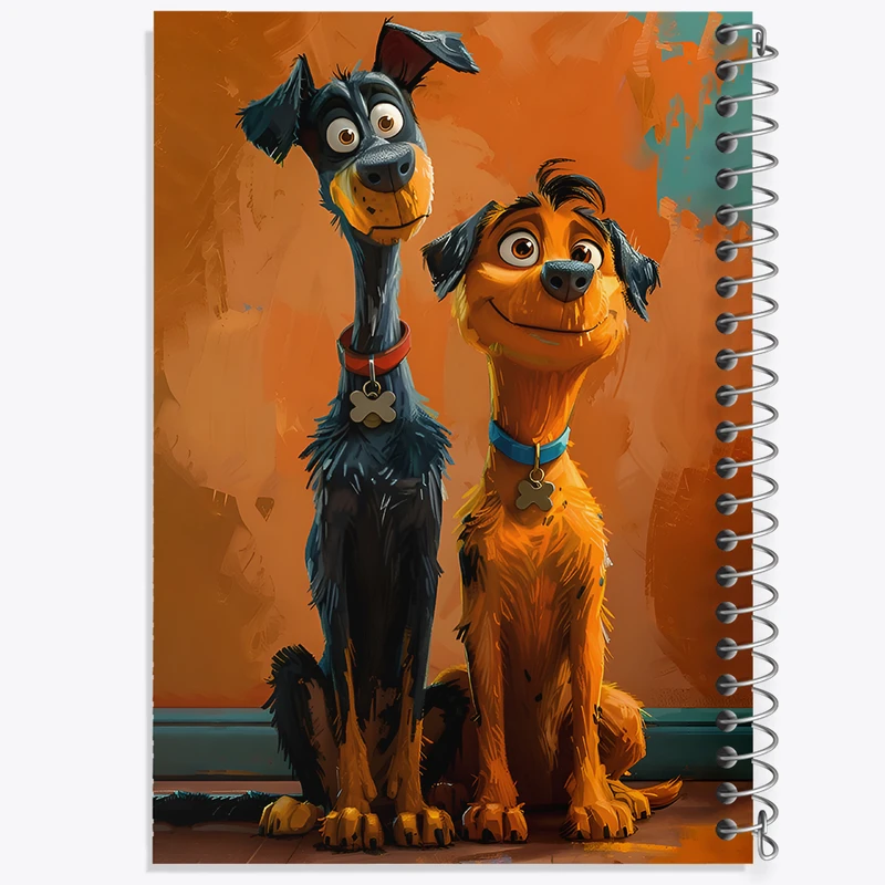 دفتر مشق 50 برگ خندالو طرح سگ های بامزه کد F11821