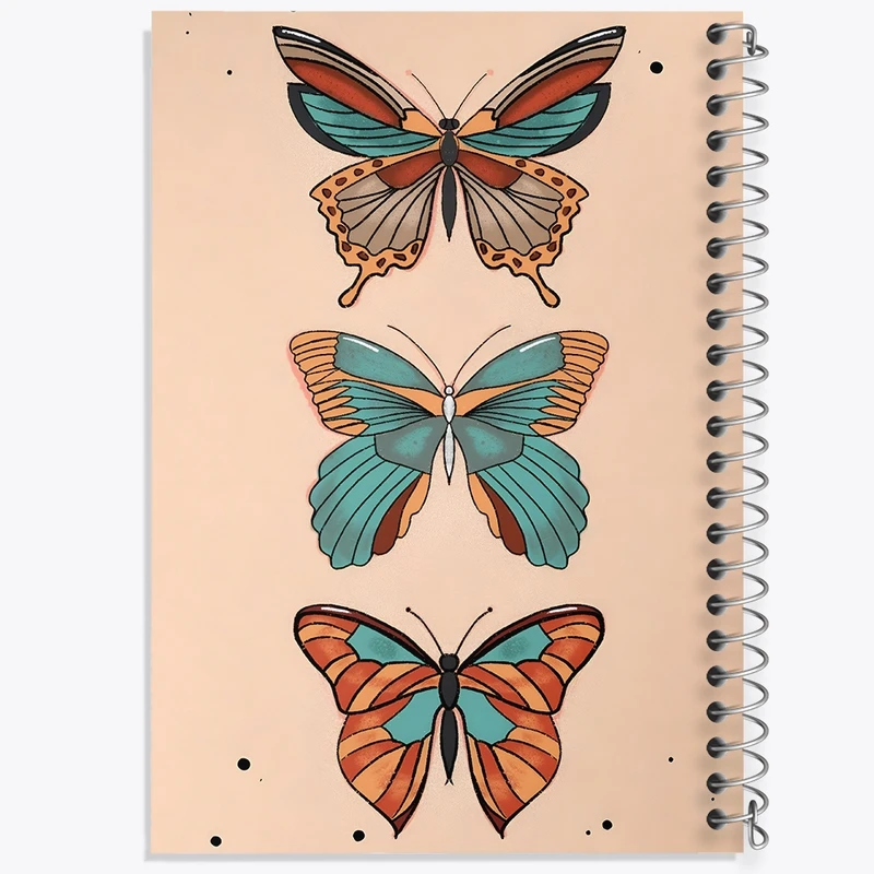 دفتر لیست خرید 50 برگ خندالو طرح پروانه کد F8848