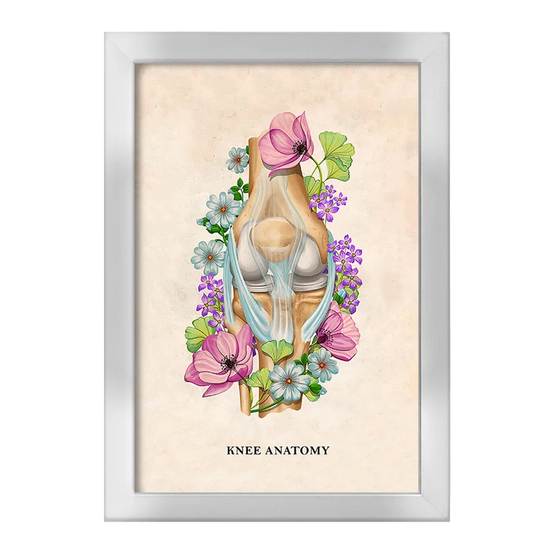 تابلو خندالو طرح آناتومی زانو (Knee Anatomy) کد F14023