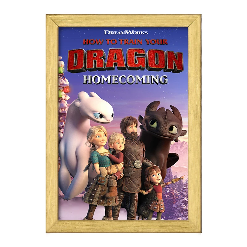 تابلو خندالو طرح اژدها سواران DreamWorks Dragons  کد 13749