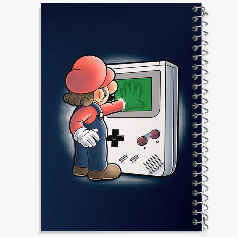 دفتر طراحی 50 برگ خندالو طرح سوپر ماریو کد 30443