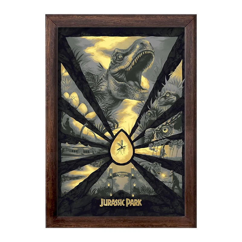 تابلو خندالو طرح ژوراسیک (Jurassic Park) کد F13787