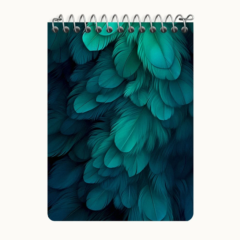 دفتر یادداشت 50 برگ خندالو طرح پترن پر کد N7647