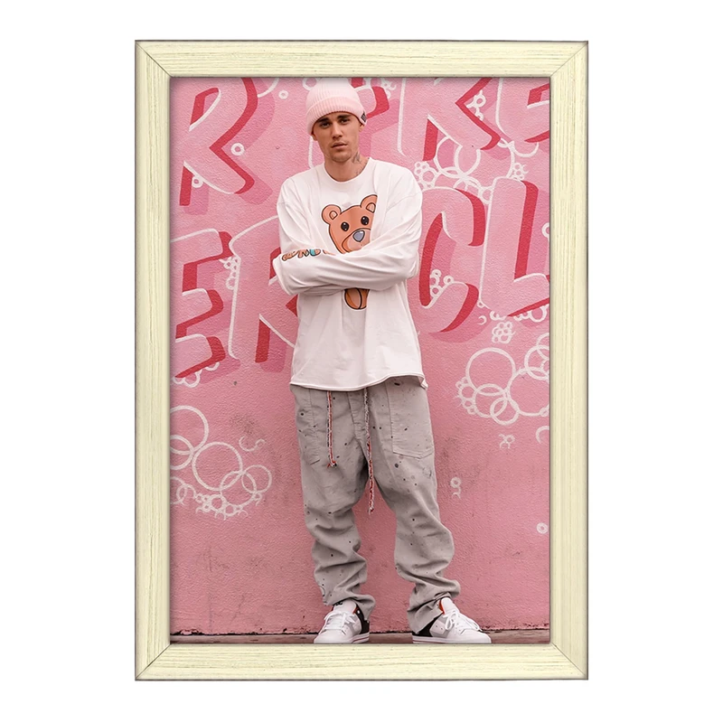 تابلو خندالو طرح جاستین بیبر Justin Bieber  کد 19018