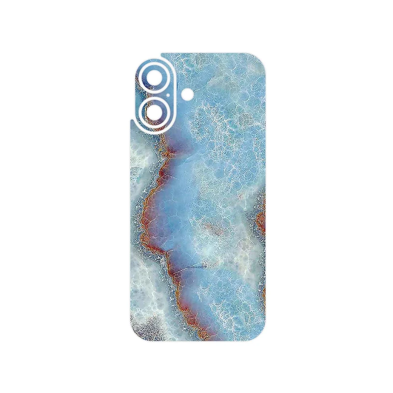 برچسب پوششی ماهوت مدل Blue_Ocean_Marble مناسب برای گوشی موبایل اپل iPhone 17