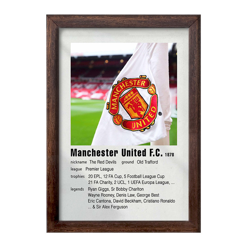 تابلو خندالو طرح منچستریونایتد (Manchester United) کد F11245