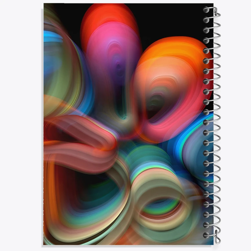 دفتر مشق 100 برگ خندالو طرح نور رنگی کد N6819