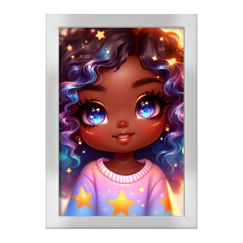 تابلو خندالو طرح دخترانه کیوت کد F6060