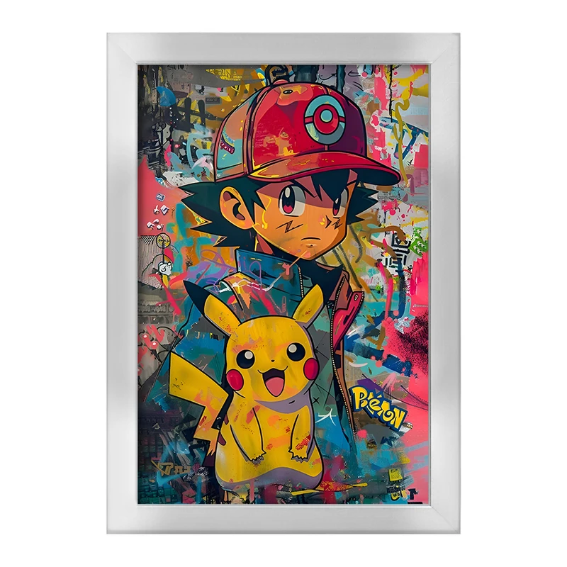 تابلو خندالو طرح پوکمون (pokemon) کد F6930