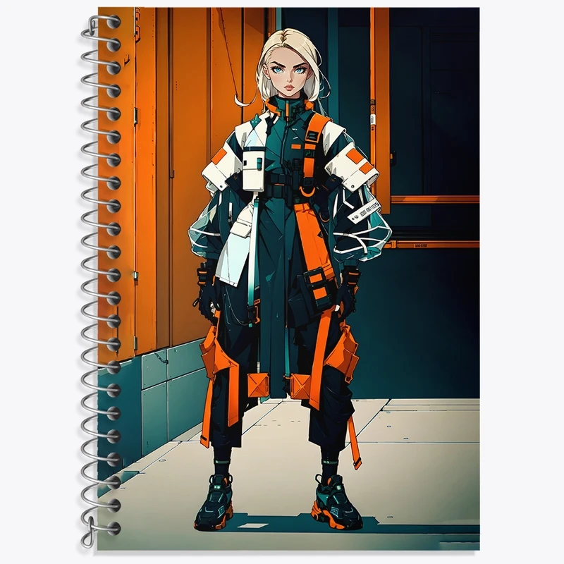 دفتر لغت 50 برگ خندالو طرح دخترانه کد F4155