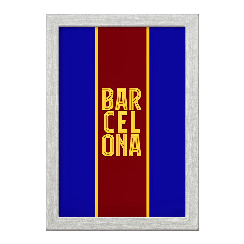 تابلو خندالو طرح بارسلونا (Barcelona) کد F14359