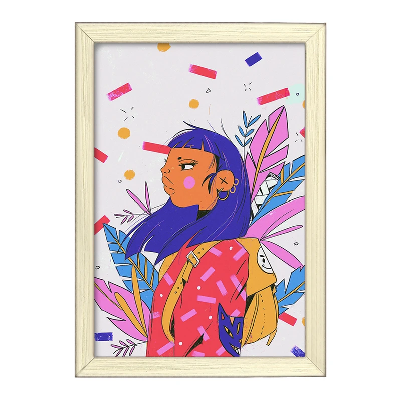 تابلو خندالو طرح دخترانه کد F8851