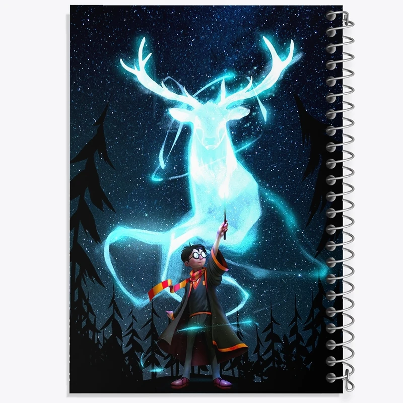 دفتر طراحی 50 برگ خندالو طرح هری پاتر (Harry Potter) کد F2457