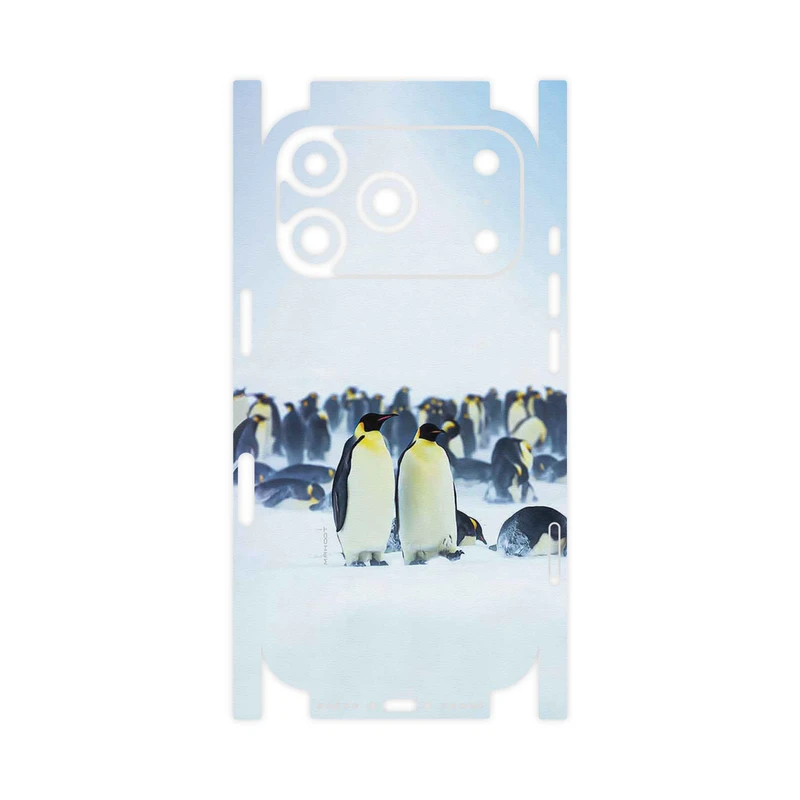 برچسب پوششی ماهوت مدل Penguin-FullSkin مناسب برای گوشی موبایل اپل iPhone 17 Pro