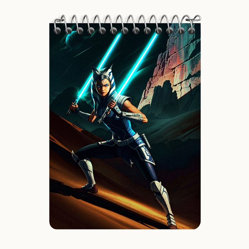 دفتر یادداشت 50 برگ خندالو طرح جنگ ستارگان (Star Wars)  کد N4947
