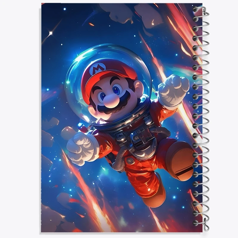 دفتر شطرنجی 50 برگ خندالو طرح سوپر ماریو کد F12843