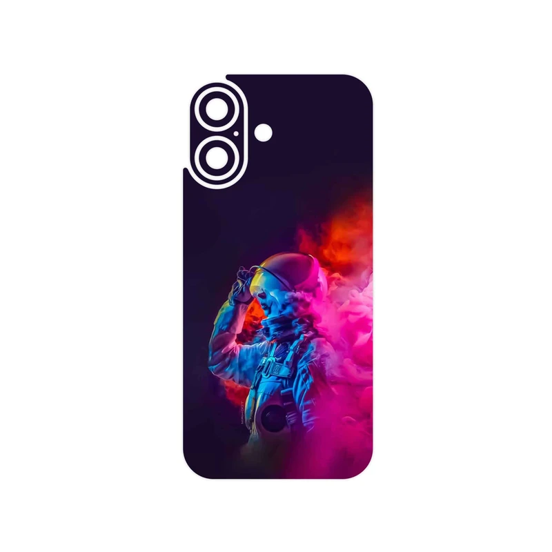 برچسب پوششی ماهوت مدل Smoke Rainbow Digital Art 1 مناسب برای گوشی موبایل اپل iPhone 17