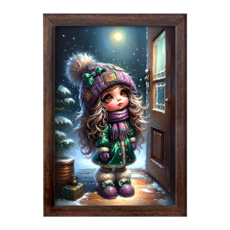 تابلو خندالو طرح دخترانه کیوت کد F8473