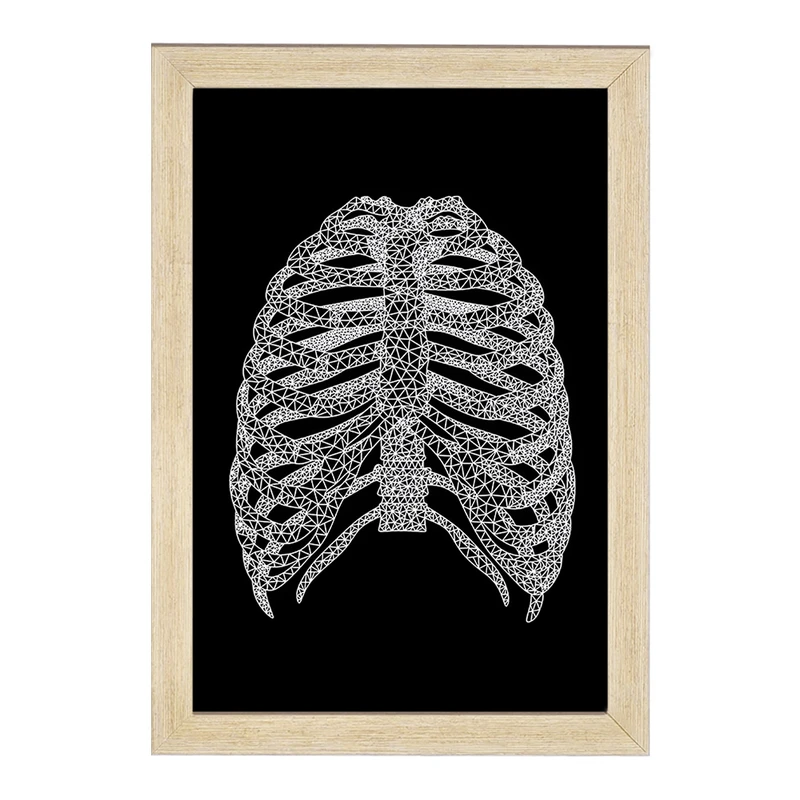 تابلو خندالو طرح قفسه سینه (Rib Cage) کد F13961