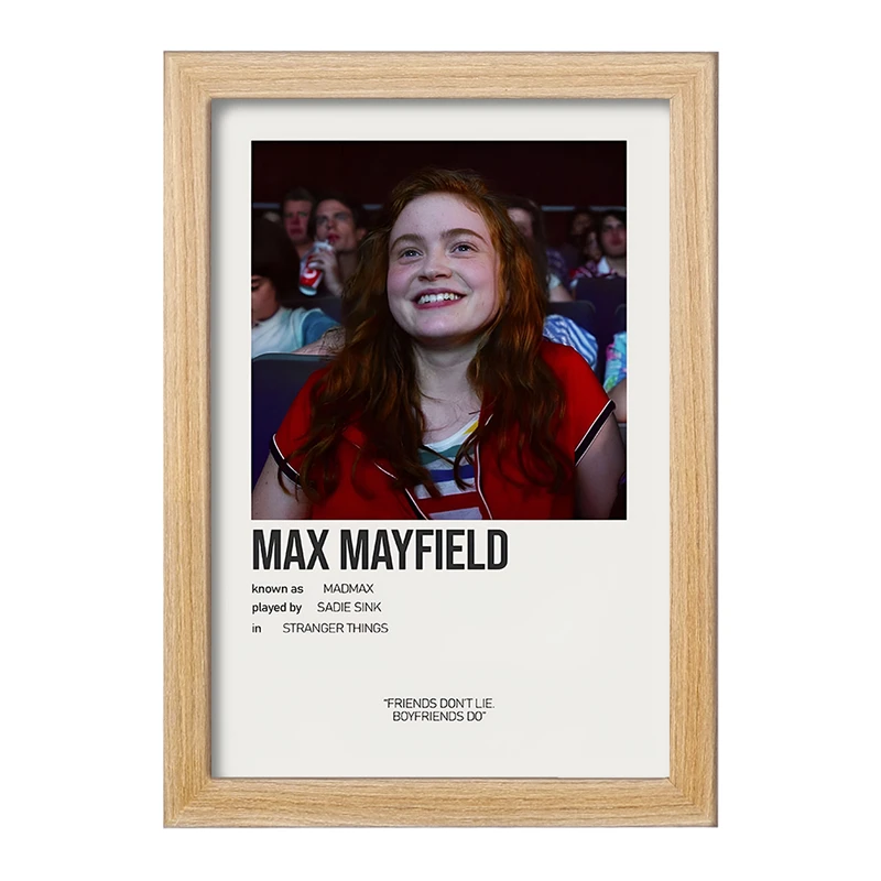 تابلو خندالو طرح مکس میفیلد (Max Mayfield) کد F13003