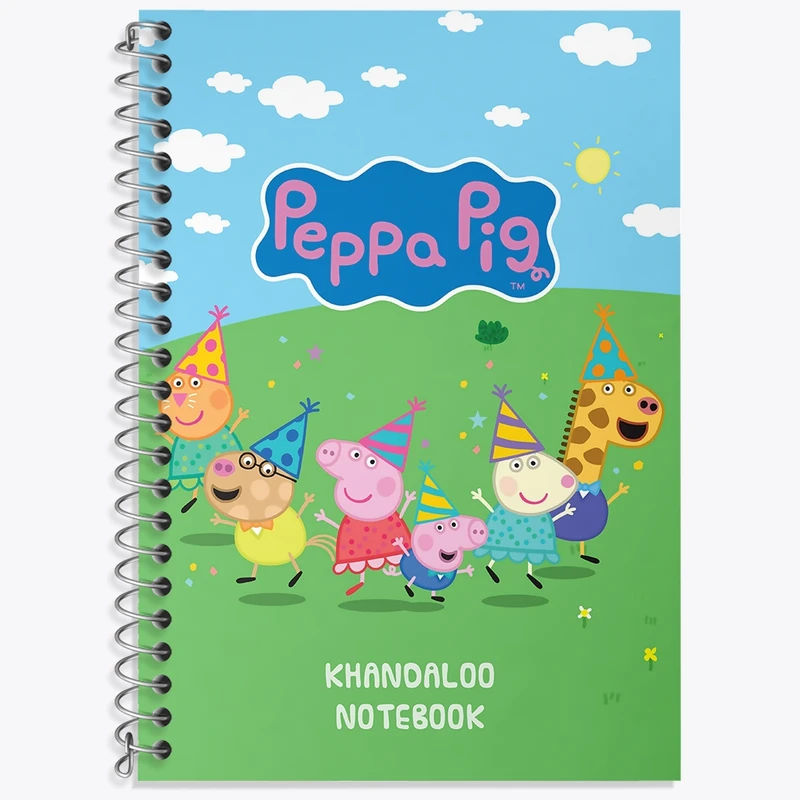 دفتر لغت 50 برگ خندالو طرح انیمیشن پپا پیگ (Peppa Pig) کد N9247