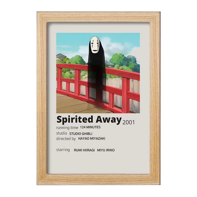 تابلو خندالو طرح انیمه شهر اشباح (Spirited Away) کد F13198