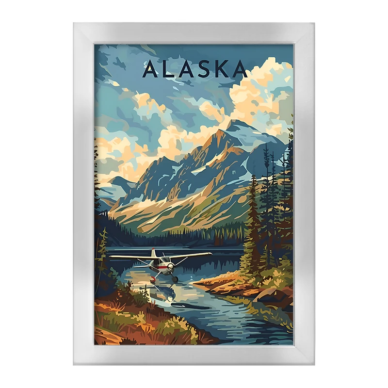 تابلو خندالو طرح آلاسکا (Alaska) کد F12899