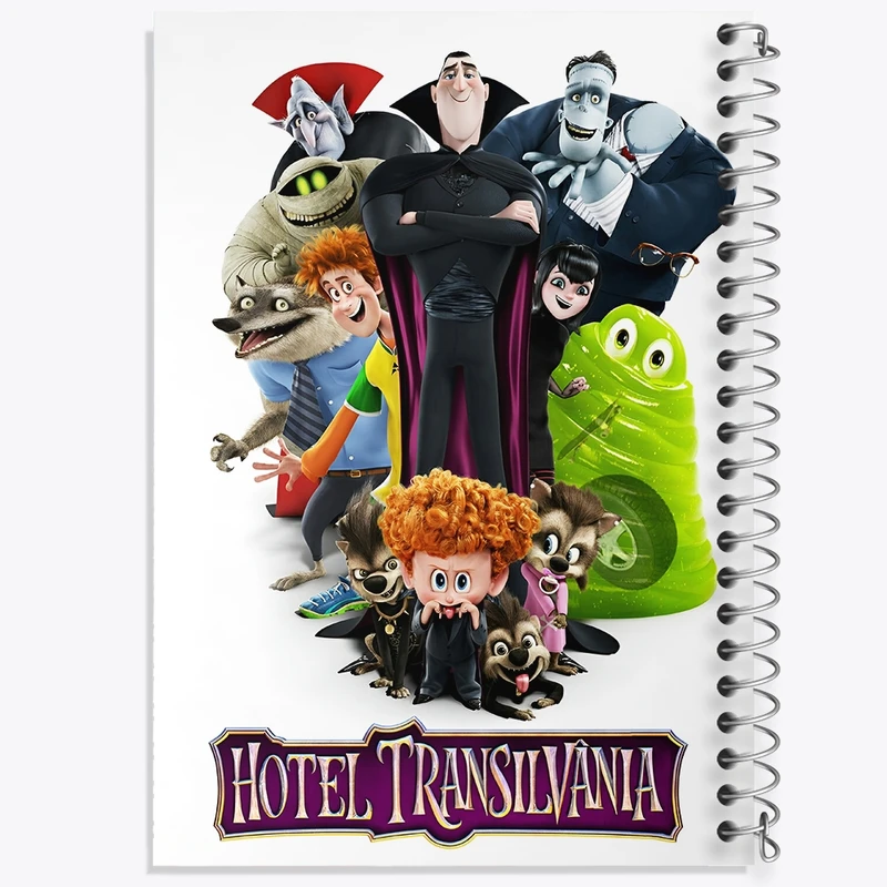 دفتر شطرنجی 50 برگ خندالو طرح هتل ترانسیلوانیا کد F4863