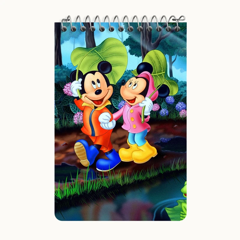 دفتر یادداشت 50 برگ خندالو طرح میکی موس کد F2035