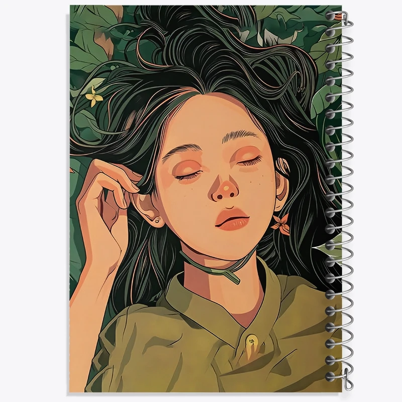 دفتر شطرنجی 50 برگ خندالو طرح دخترانه کد F3275