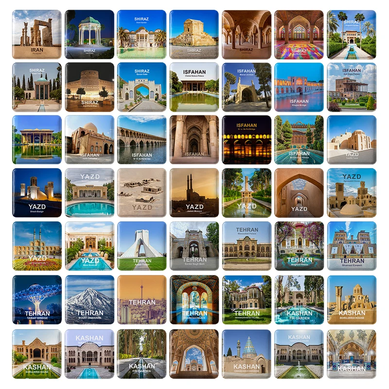 پیکسل خندالو طرح ایران (Iran) کد 183 مدل مربعی مجموعه 49 عددی