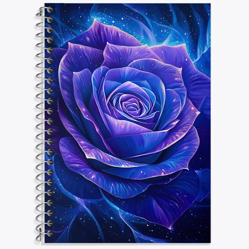 دفتر نت موسیقی 50 برگ خندالو طرح گل کد F9019