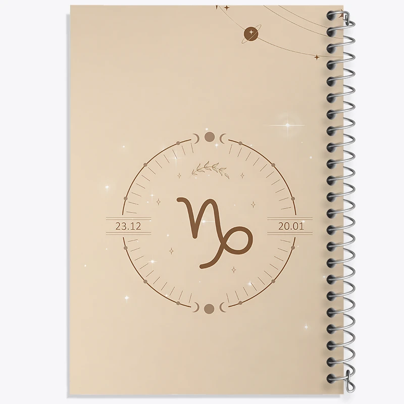 دفتر مشق 50 برگ خندالو طرح ماه تولد دی کد F10888