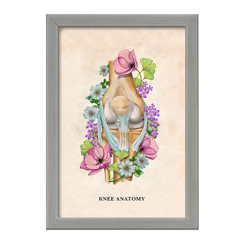تابلو خندالو طرح آناتومی زانو (Knee Anatomy) کد F14023