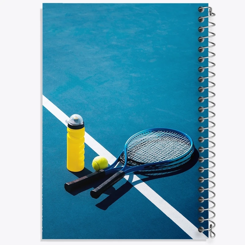 دفتر طراحی 50 برگ خندالو طرح تنیس کد F2351