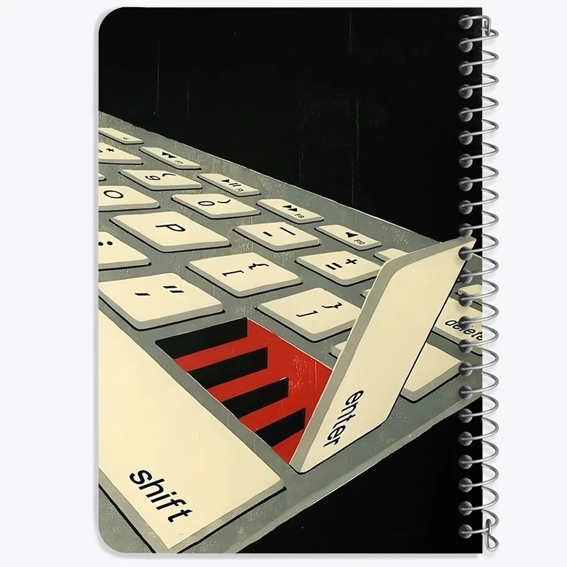 دفتر یادداشت 50 برگ خندالو طرح کلید Enter کد F8839