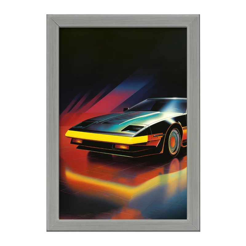 تابلو خندالو طرح ماشین کلاسیک کد F3026