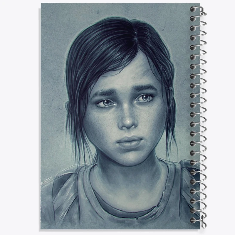 دفتر طراحی 50 برگ خندالو طرح لست آف آس (The Last Of Us) کد F562