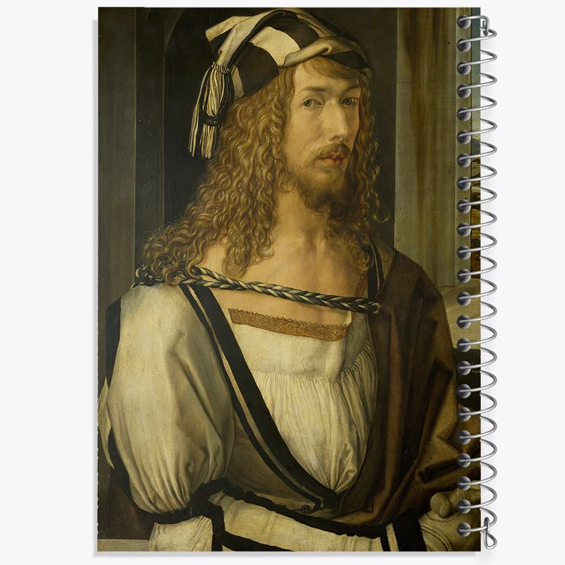 دفتر مشق 100 برگ خندالو طرح سلف پرتره آلبرشت دورر کد F12390