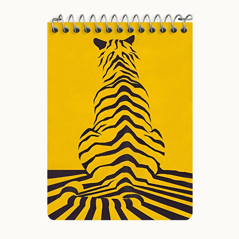 دفتر یادداشت 50 برگ خندالو طرح پلنگ (Leopard) کد N8516