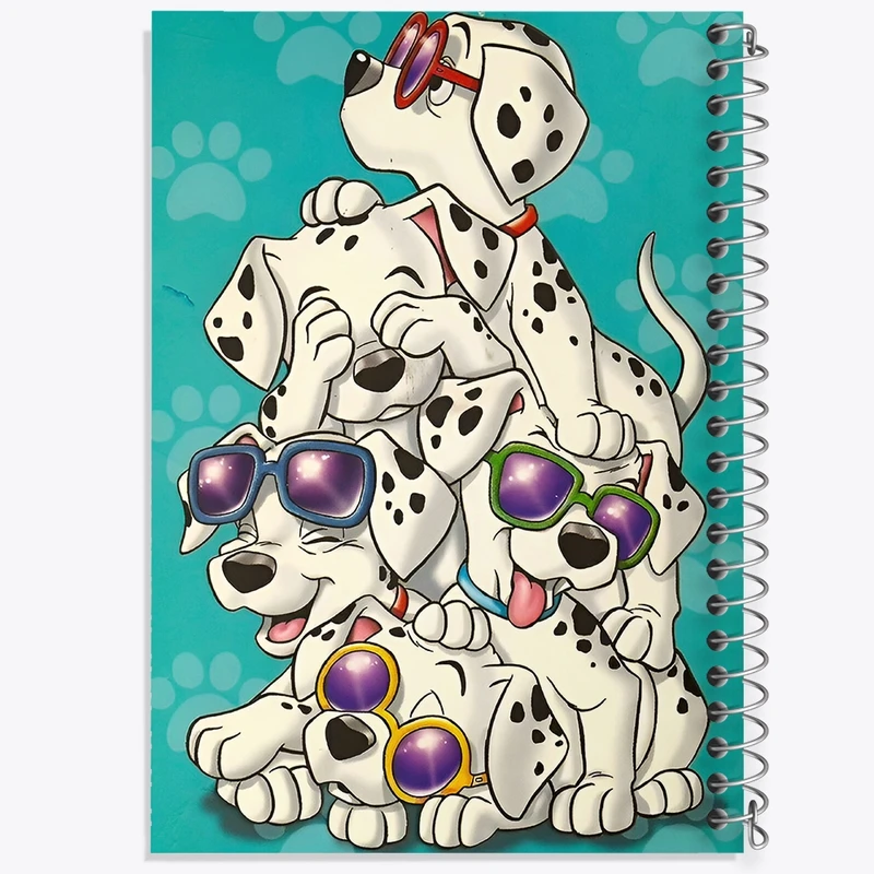 دفتر لیست خرید 50 برگ خندالو طرح 101 سگ خالدار کد F8604