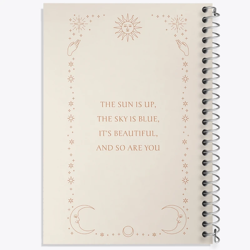 دفتر طراحی 50 برگ خندالو طرح انگیزشی کد N2292