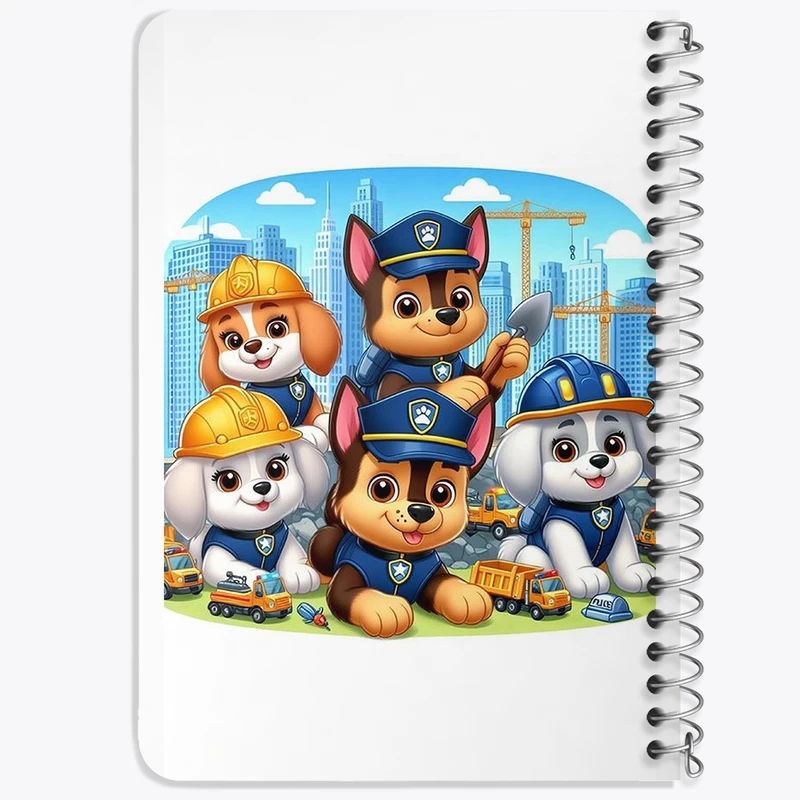 دفتر یادداشت 50 برگ خندالو طرح سگ های نگهبان (Paw Patrol) کد N2184