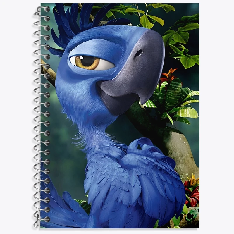 دفتر زبان 50 برگ خندالو مدل سه خط طرح ریو (Rio) کد F3761