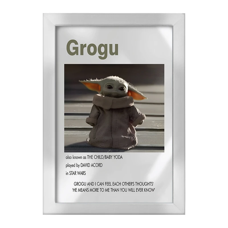 تابلو خندالو طرح بیبی یودا (Grogu) کد F13861