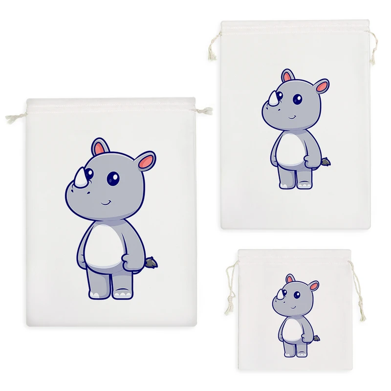 نظم دهنده خندالو مدل حیوانات بامزه کرگدن کد 3202 مجموعه 3 عددی