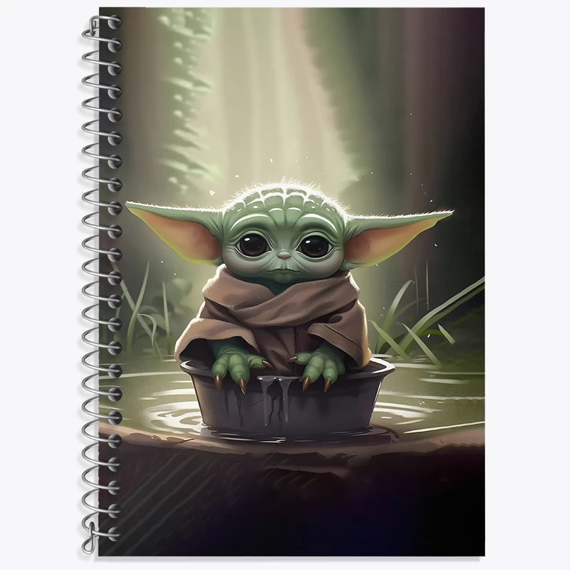 دفتر نت موسیقی 50 برگ خندالو طرح بیبی یودا کد F4431