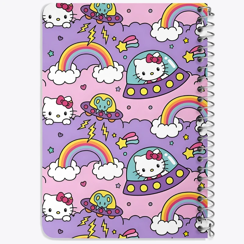 دفتر یادداشت 50 برگ خندالو طرح هلو کیتی (Hello Kitty) کد N7099