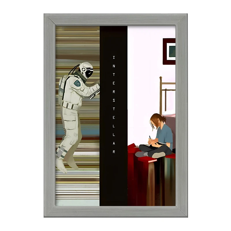 تابلو خندالو طرح میان ستاره ای (Interstellar) کد F10485