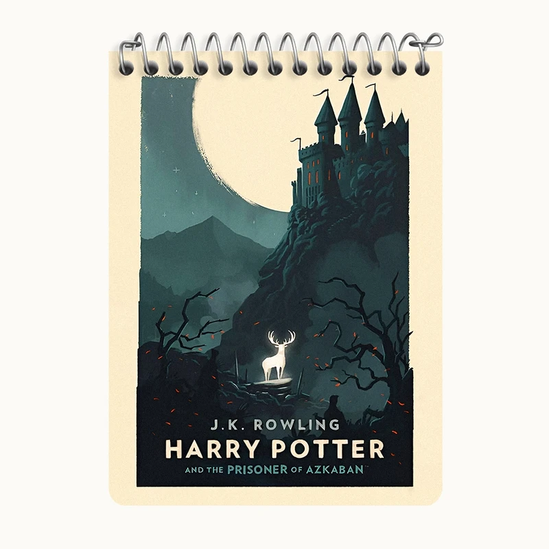 دفتر یادداشت 50 برگ خندالو طرح هری پاتر (Harry Potter) کد N8559